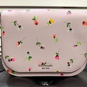 Kate Spade Floral Crossbody Bag - Light Purple